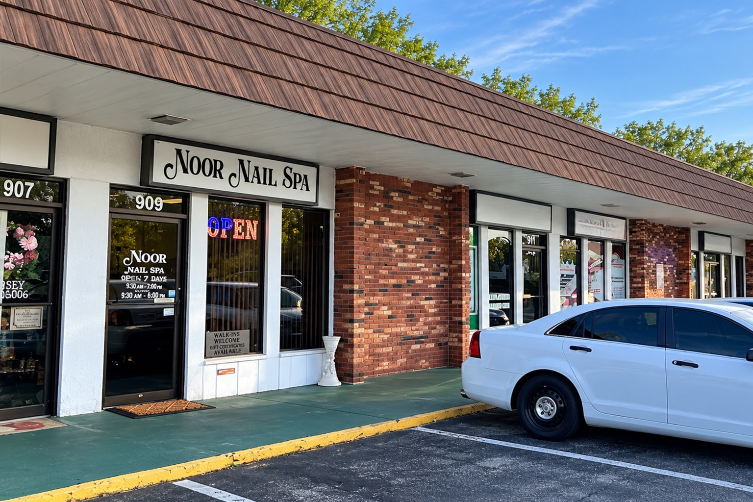 Relaxing atmosphere at Noor Nail Spa